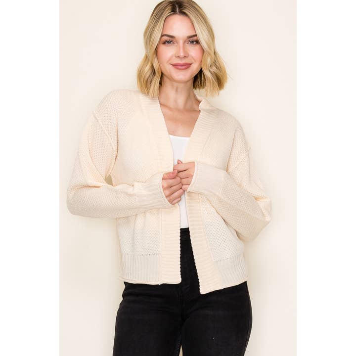 Autumn Afternoon Knit Cardigan - Oatmeal