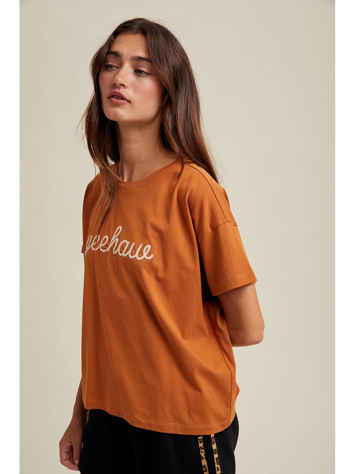 Yeehaw Stitched Tee