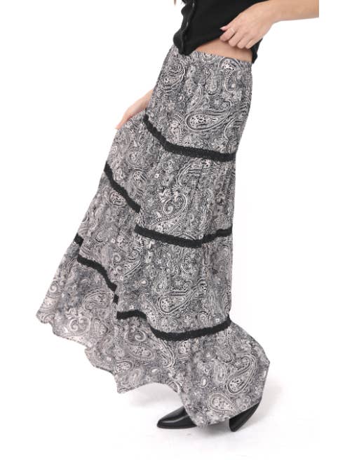 Cool Girl Paisley Maxi Skirt