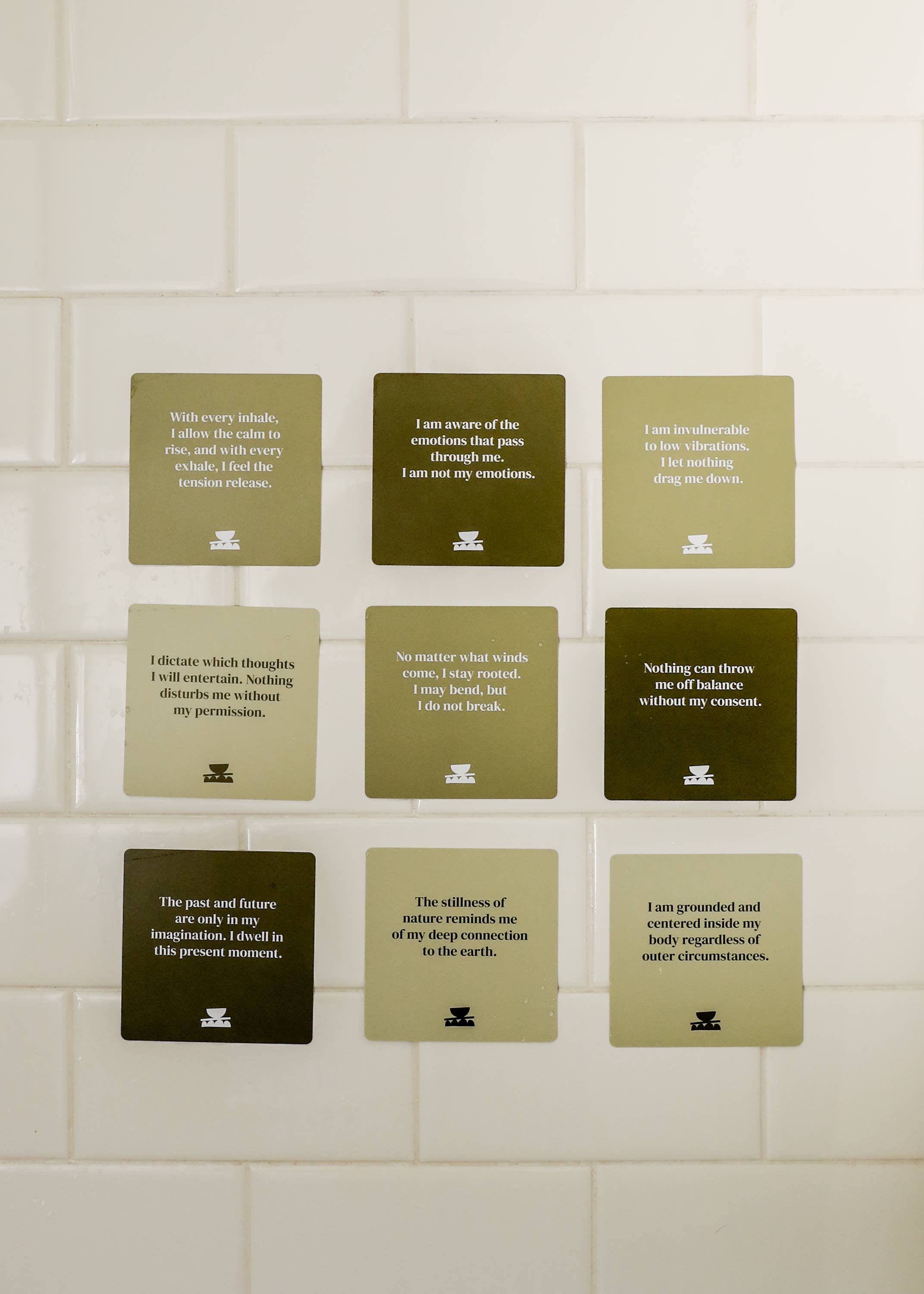 Grounding Shower Affirmation™ Cards
