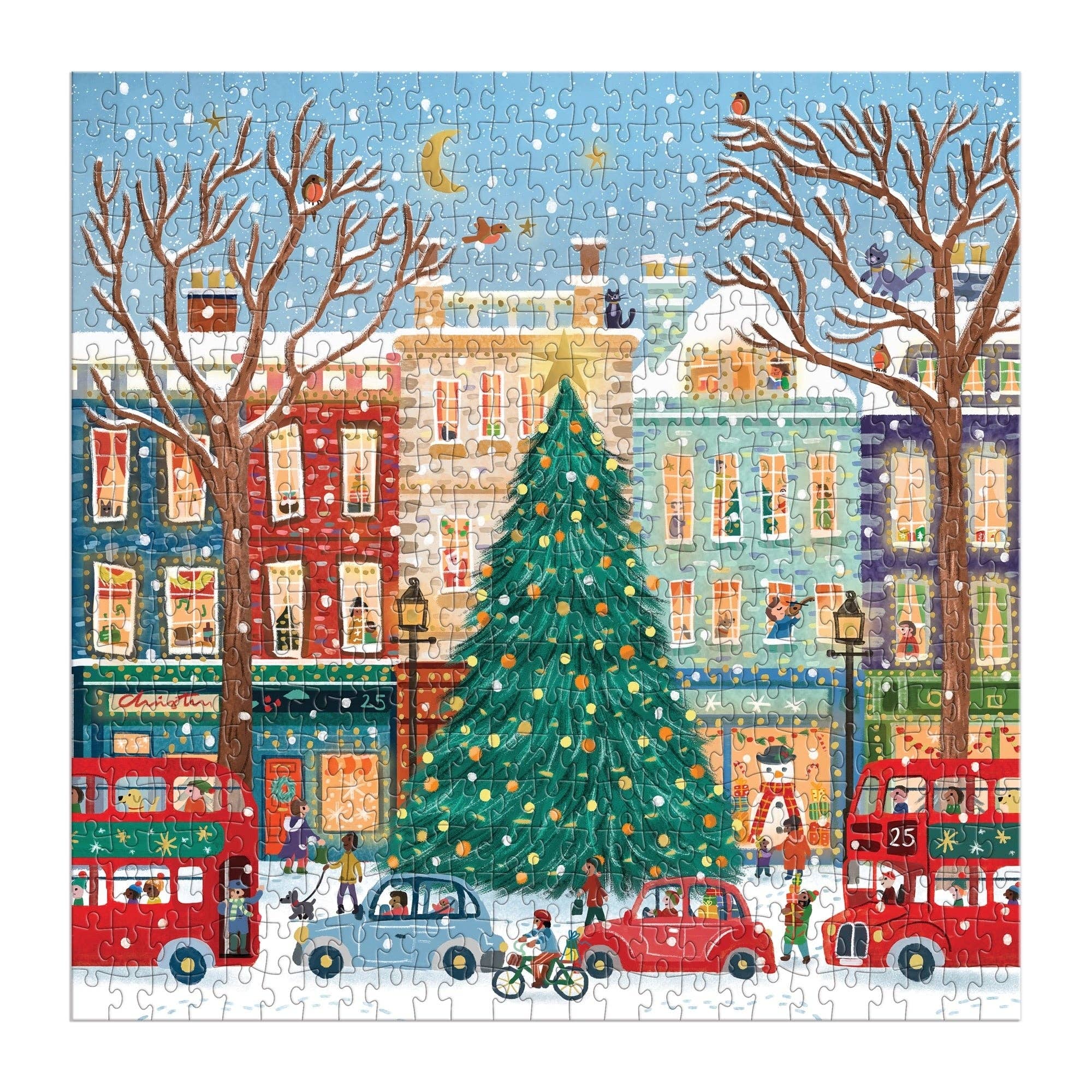 Tinsel City 500 Piece Puzzle