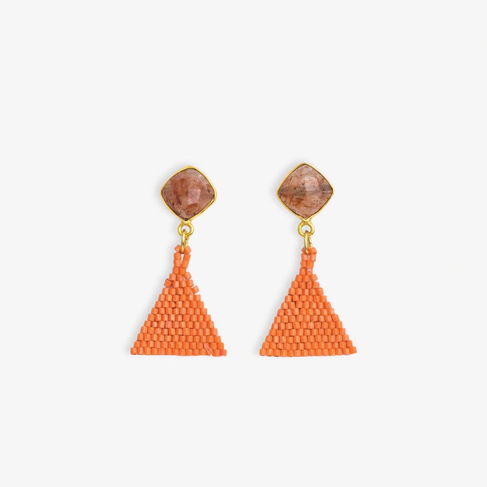 Celia Triangle Drop Earrings