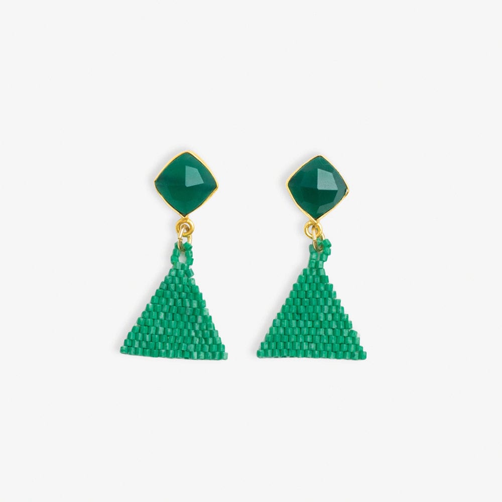 Celia Triangle Drop Earrings