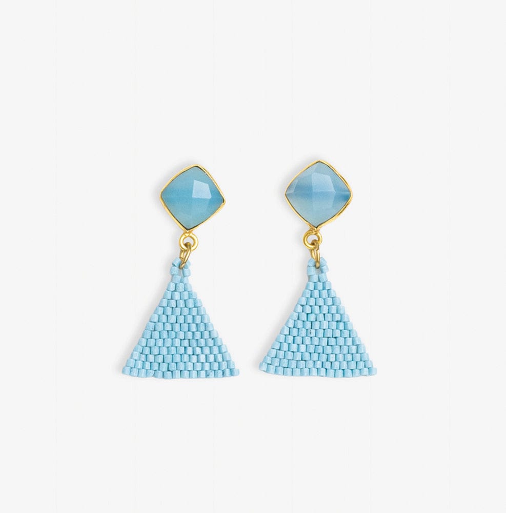Celia Triangle Drop Earrings