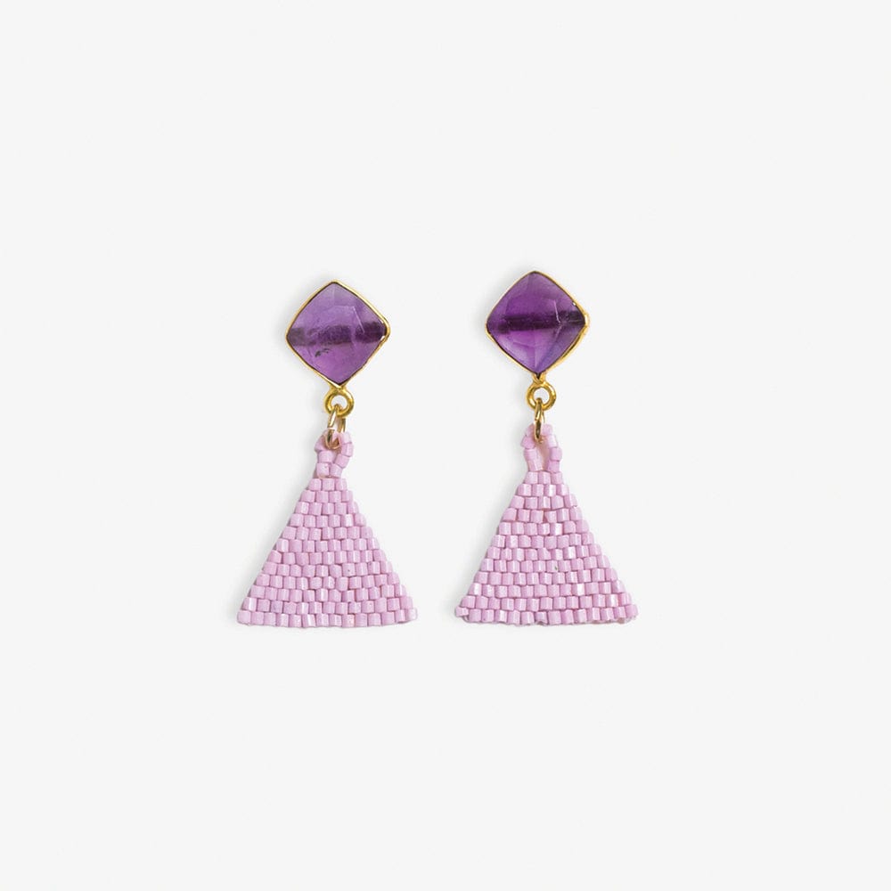 Celia Triangle Drop Earrings