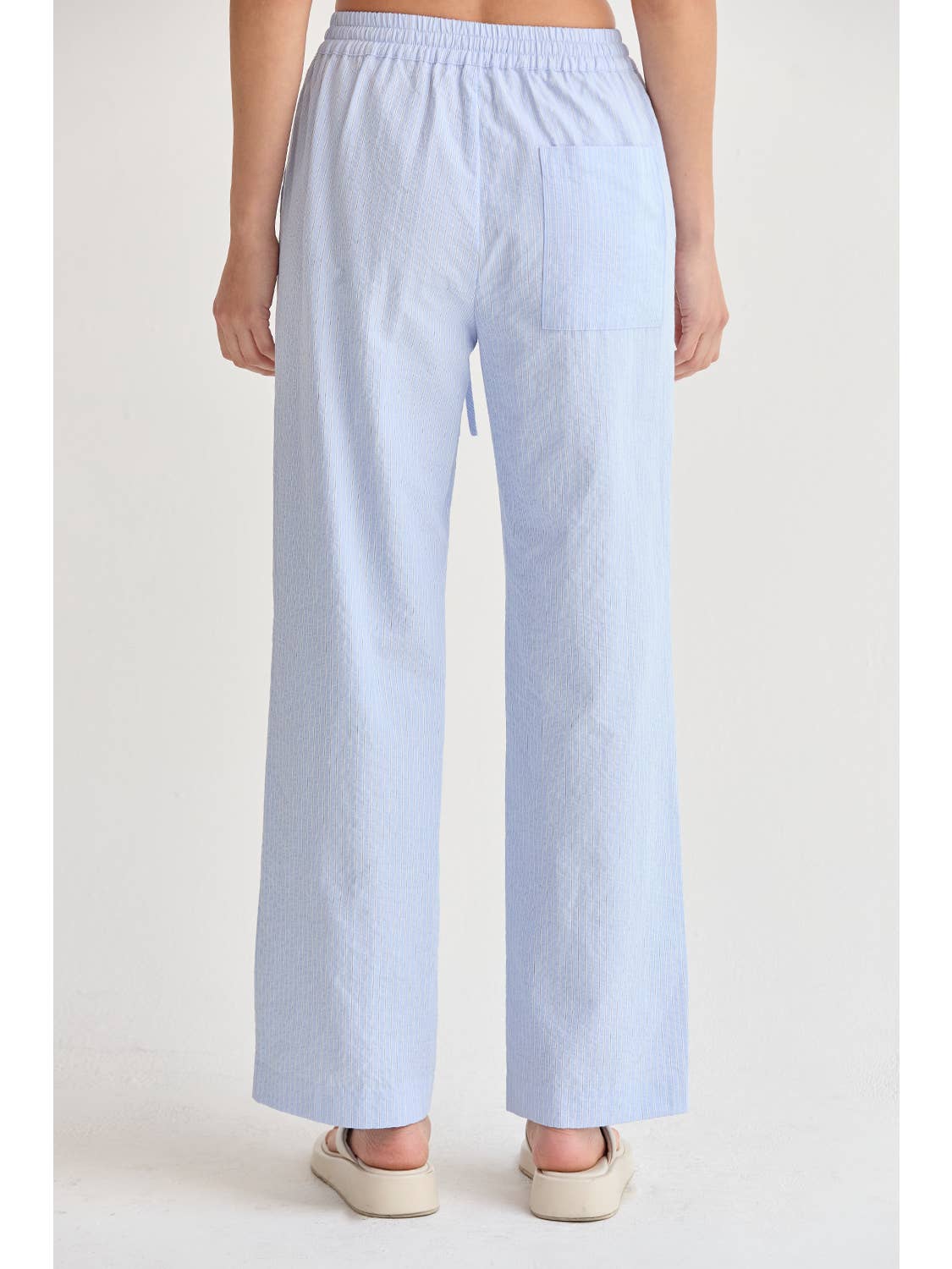 Deni Textured Striped Pants