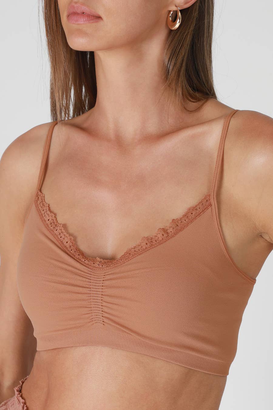 V Neck Lace Bralette