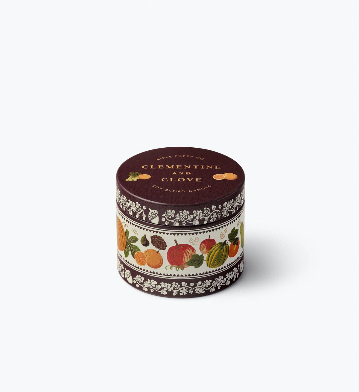Clementine & Clove Tin Candle