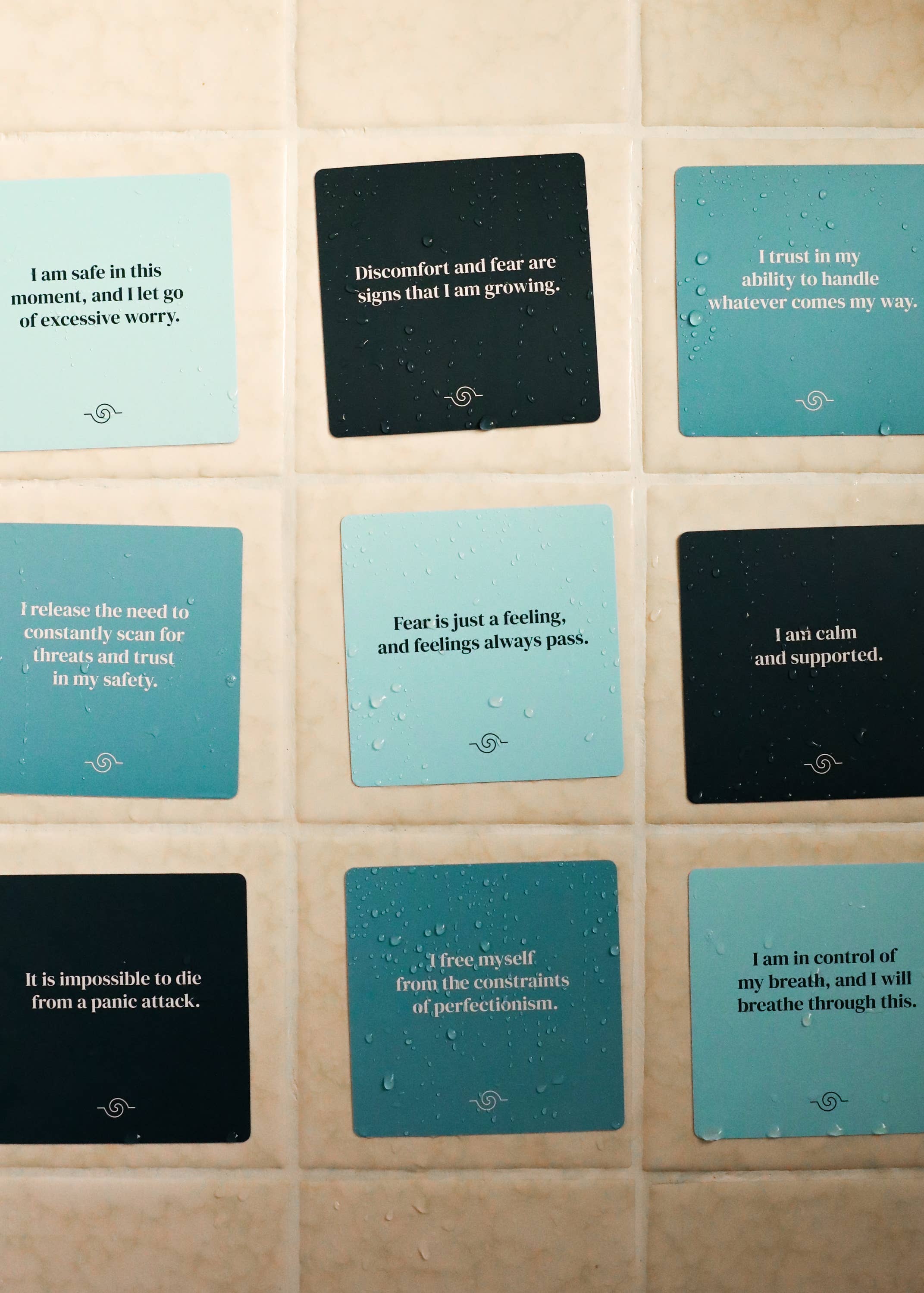Anxiety Shower Affirmation™ Cards