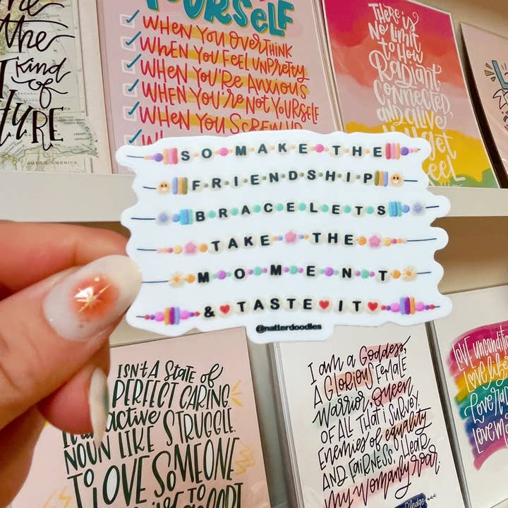 So Make the Friendship Bracelets Sticker