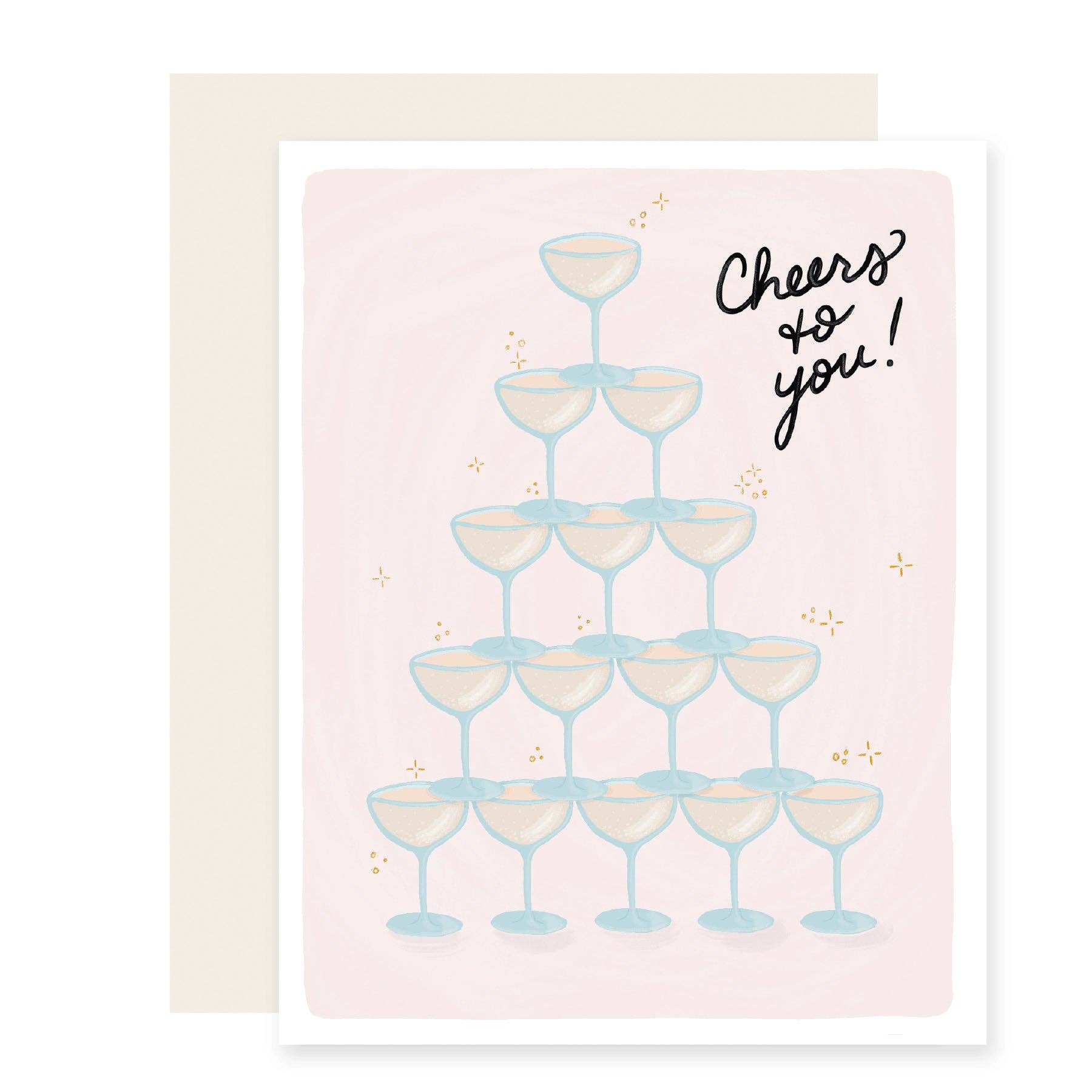 Congratulations Champagne Card