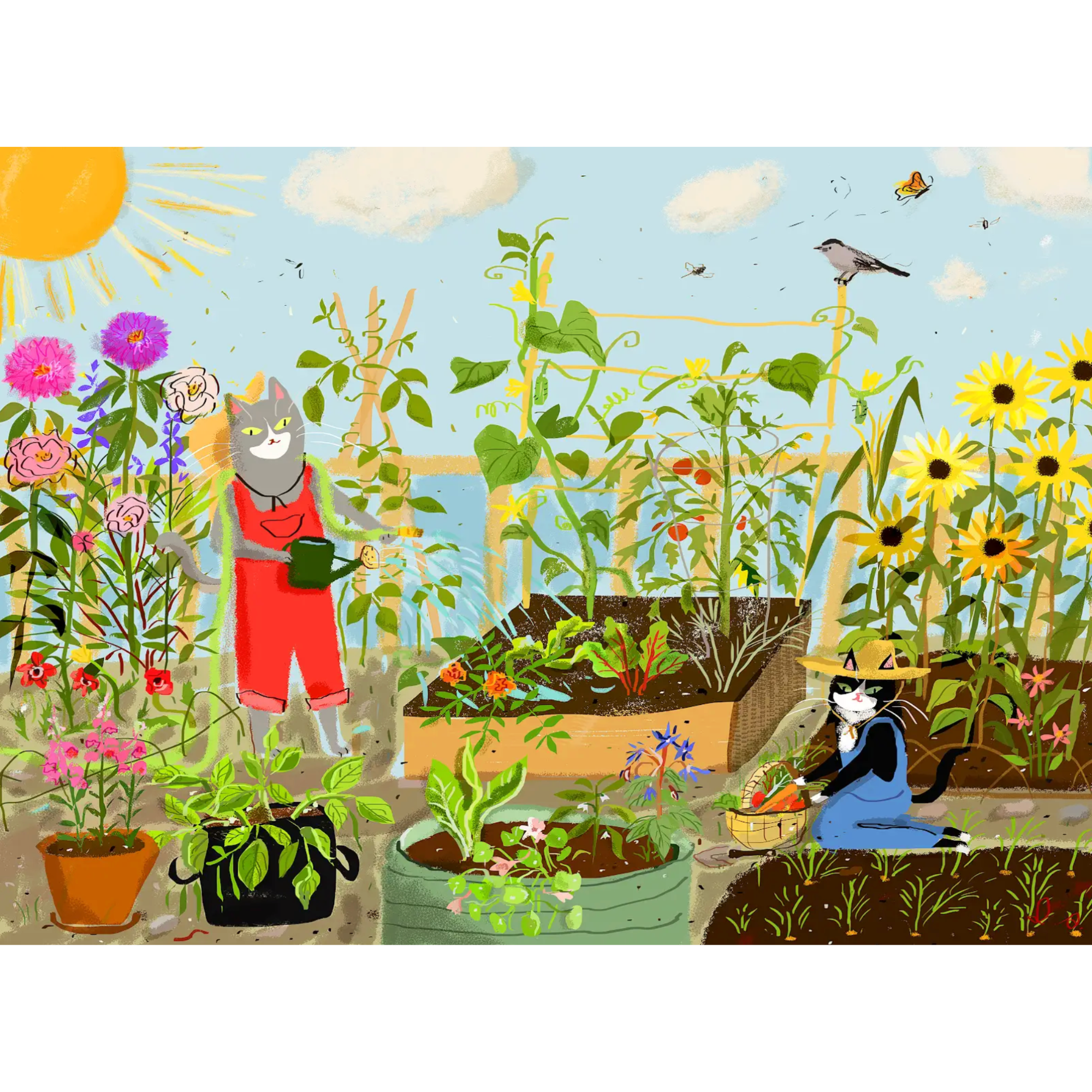 Pawted Plants 500 Piece Puzzle