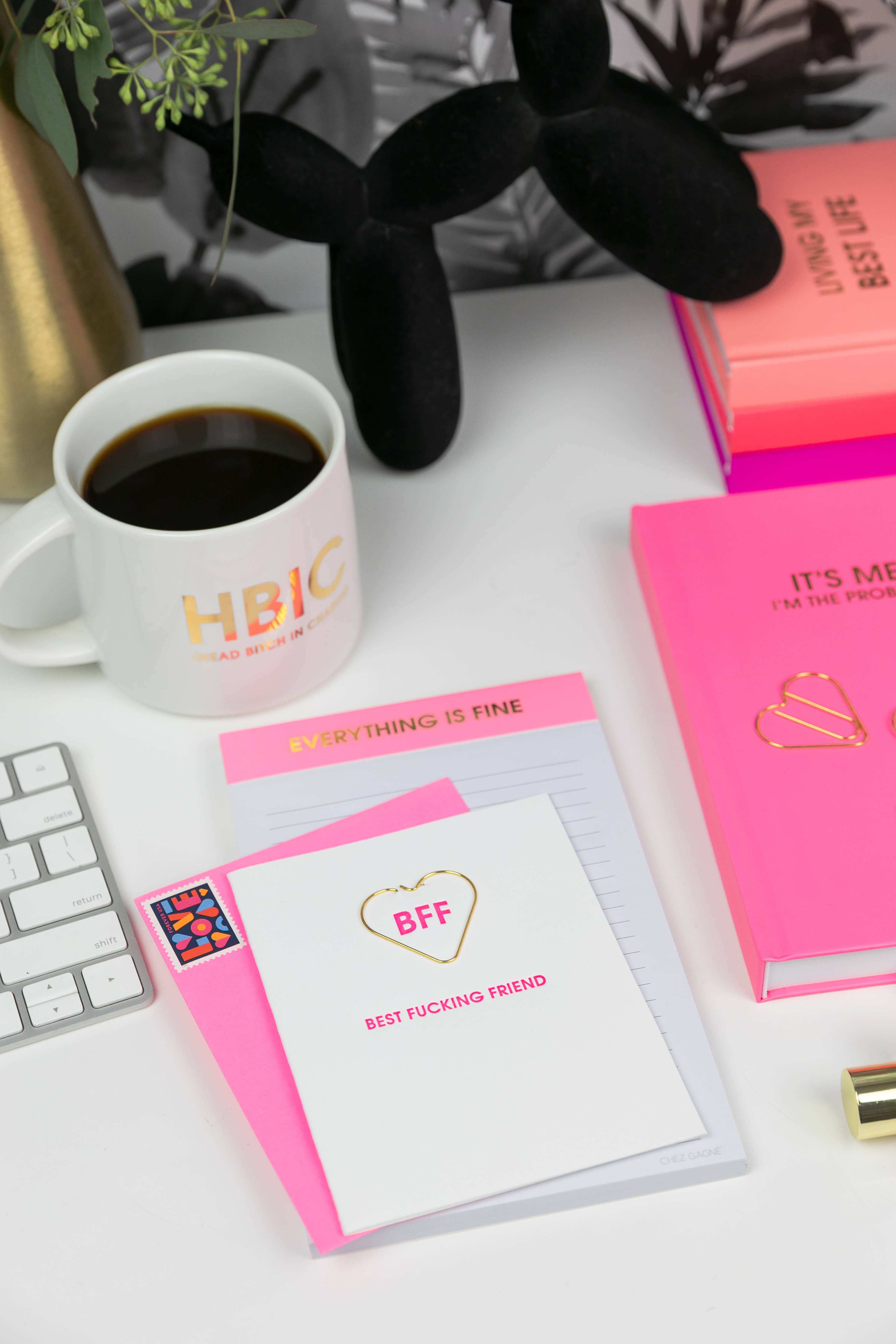 Everything Is Fine Lined Notepad