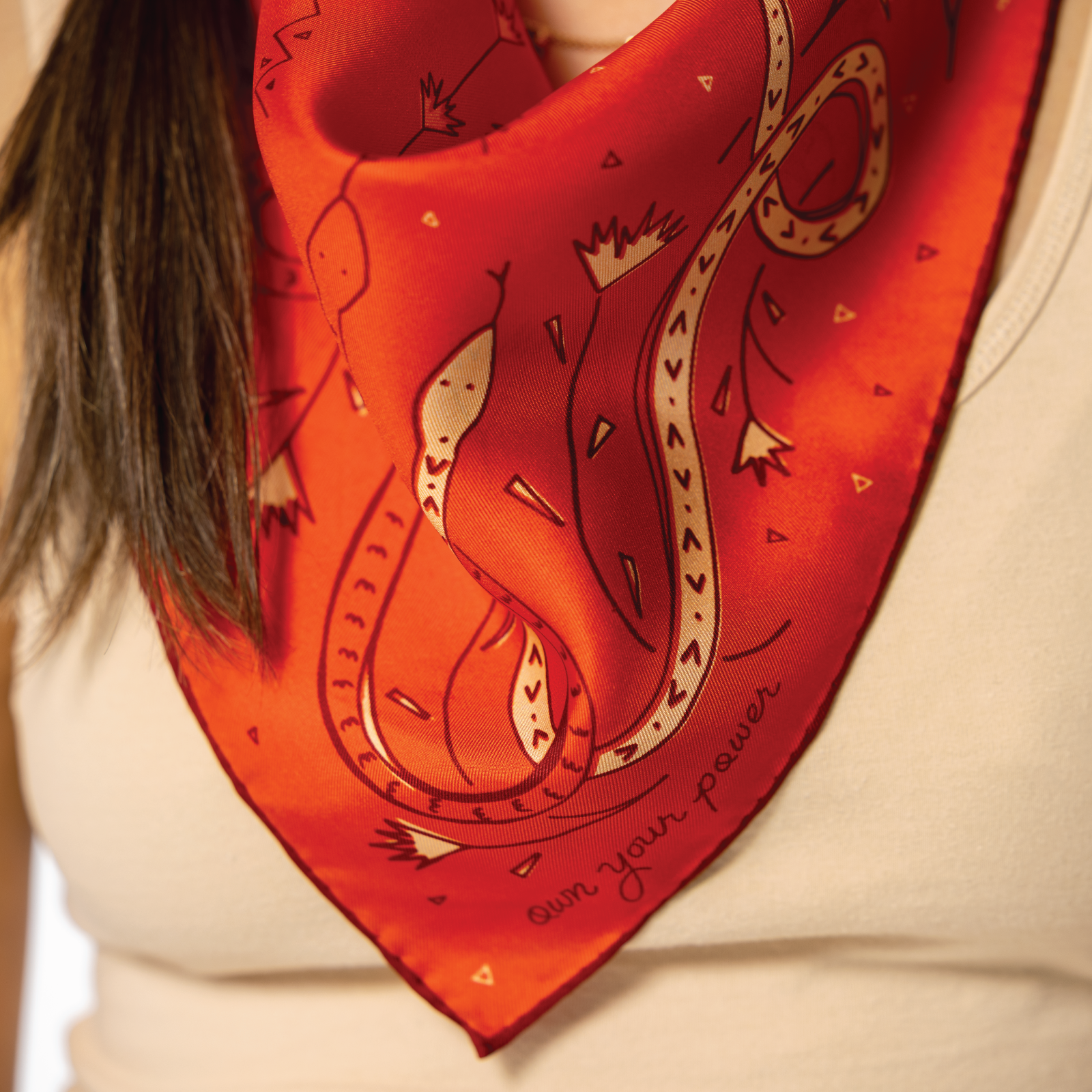 Own Your Power Silk Scarf