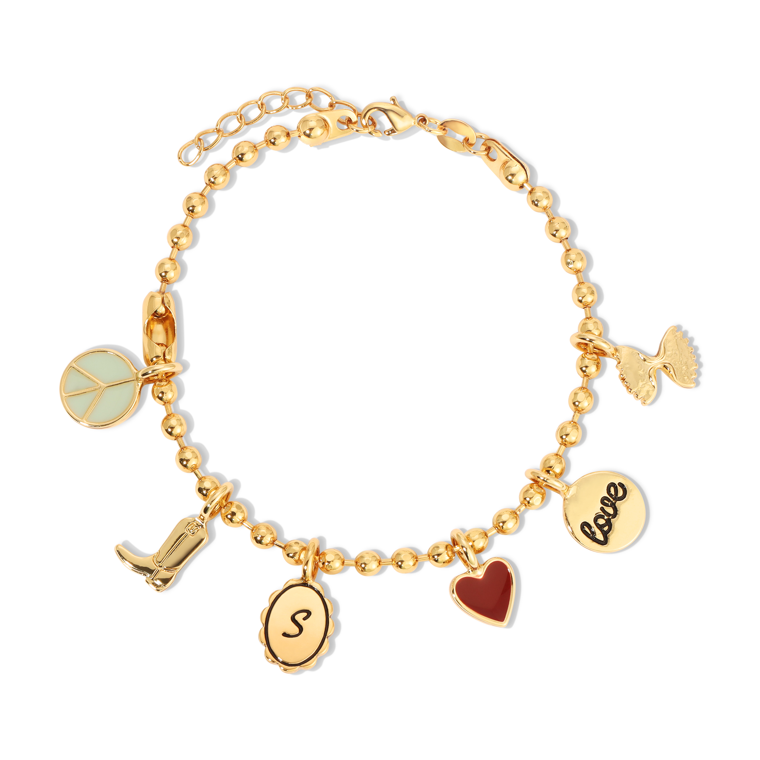 Charm Garden Gold Bracelet Chain
