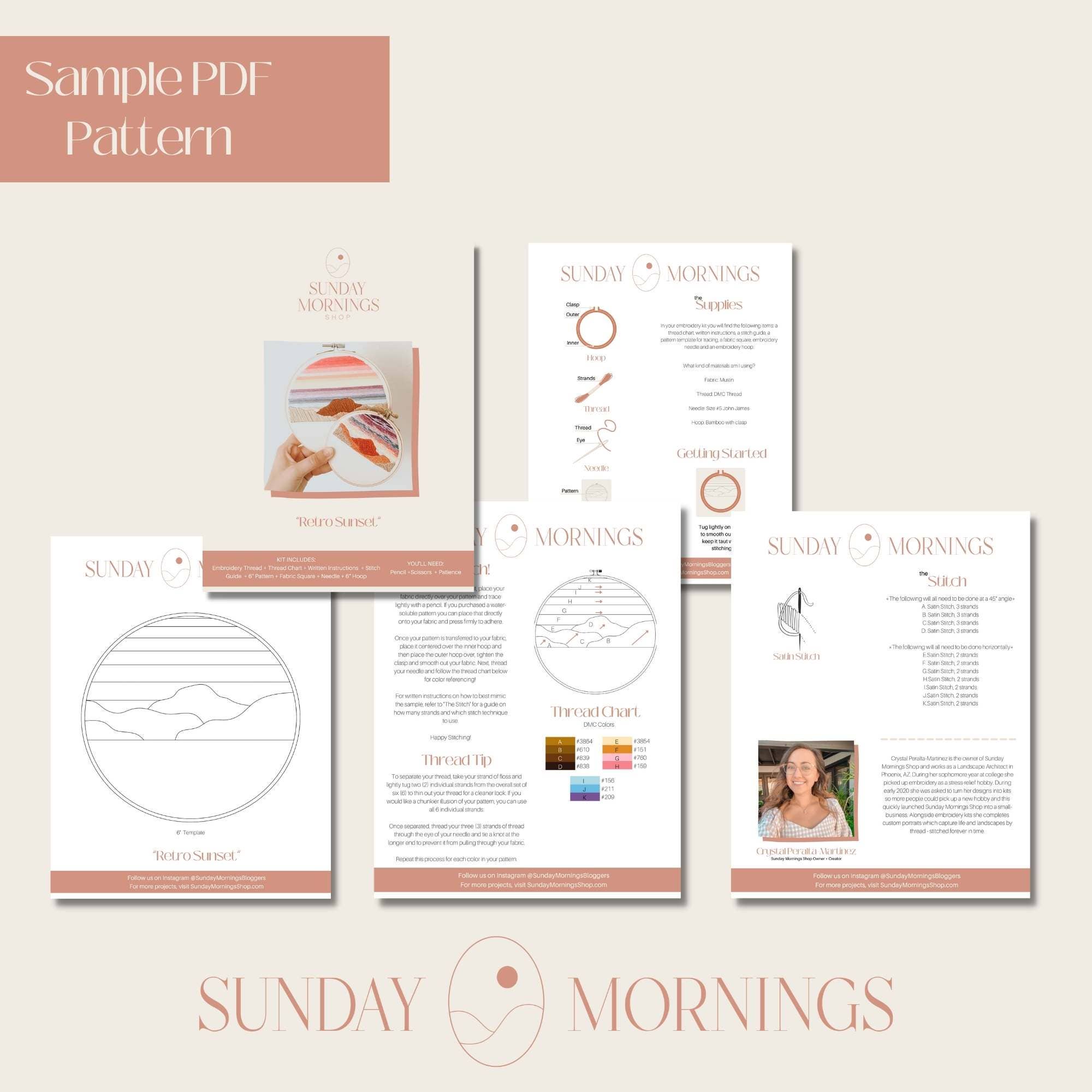 Garden Boots Intermediate Embroidery Kit