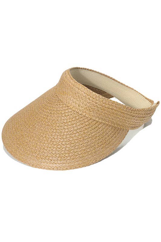 Summer Beach Sun Visor - Khaki