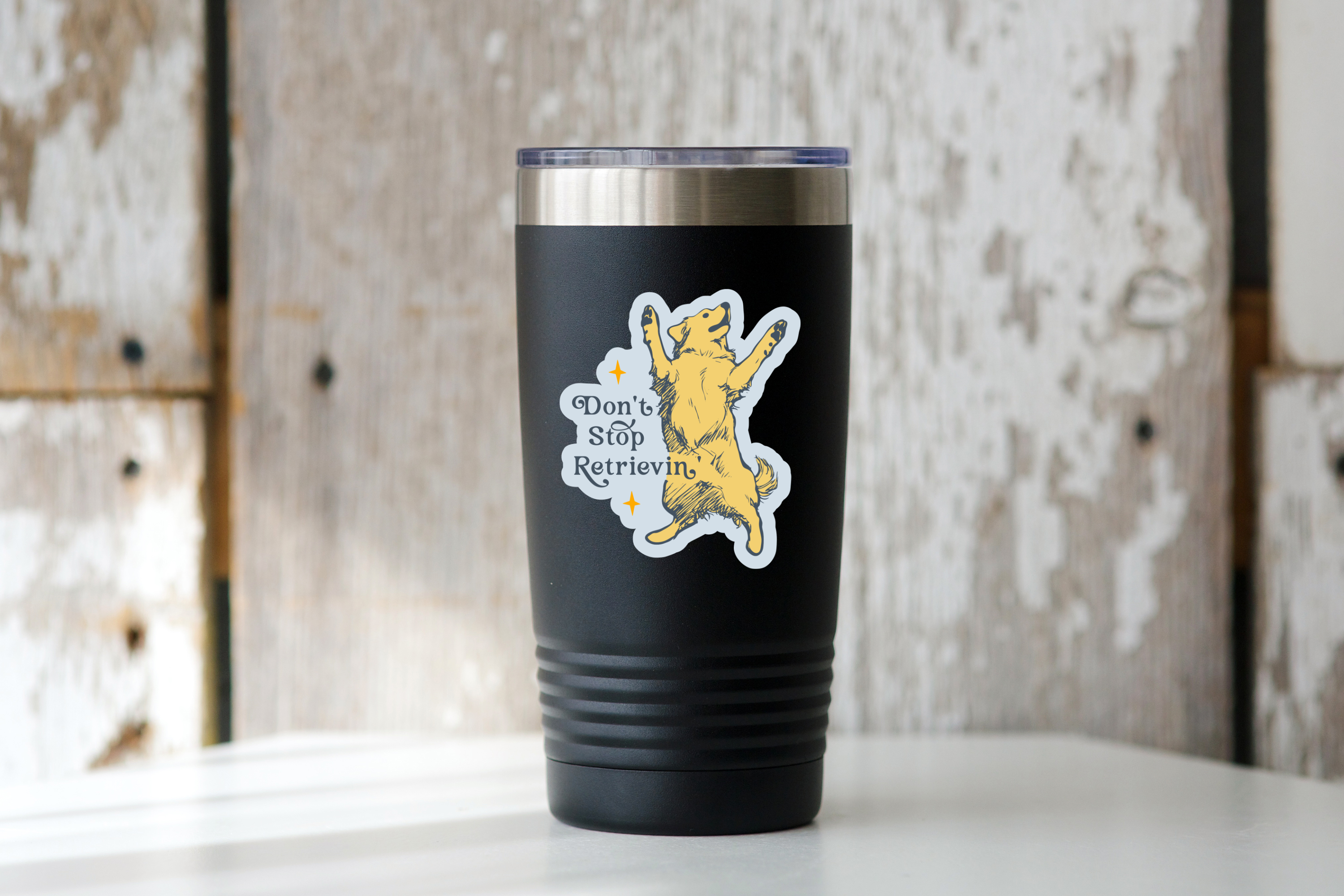 Don't Stop Retrievin' Sticker