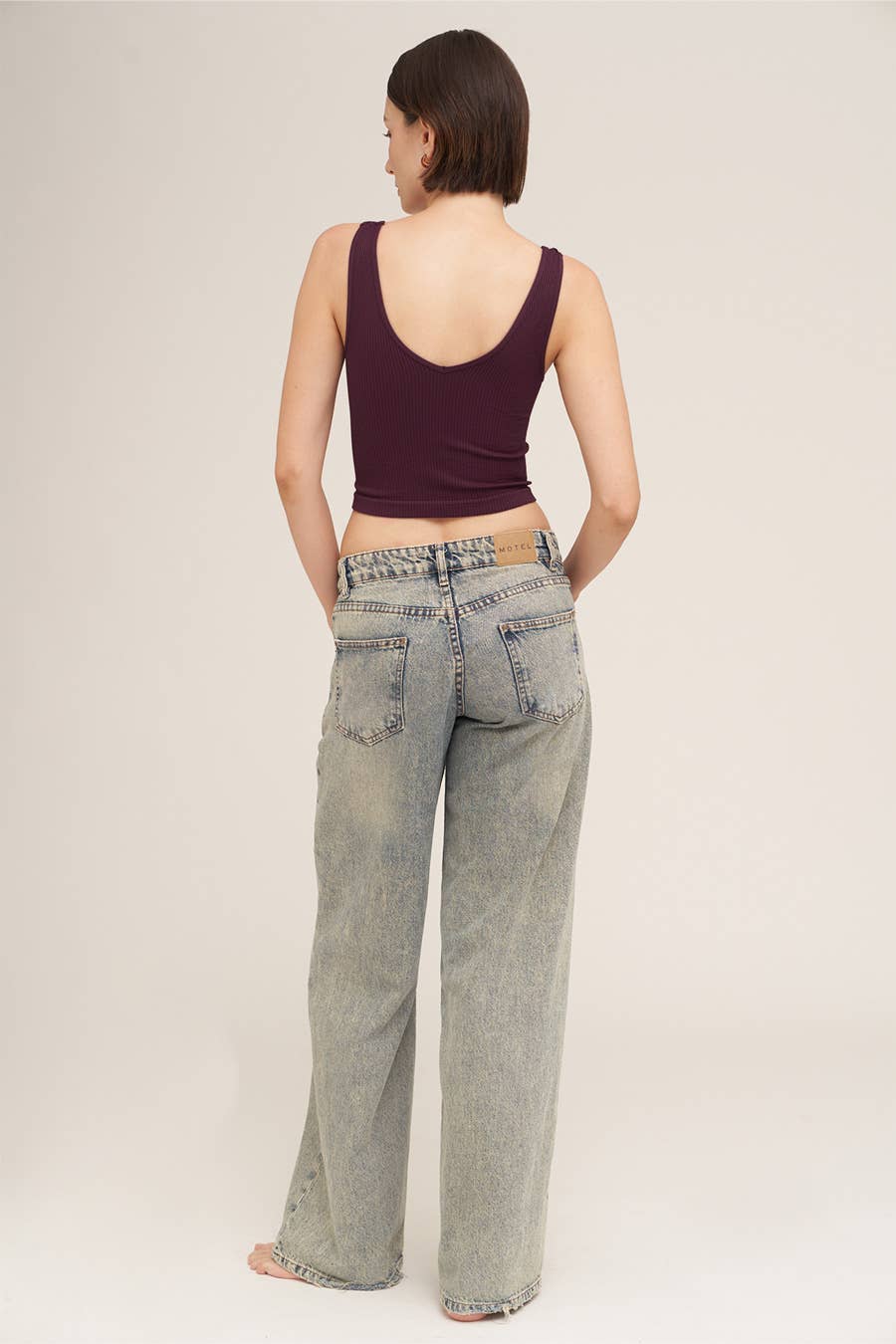 Reversible Ribbed Crop Top