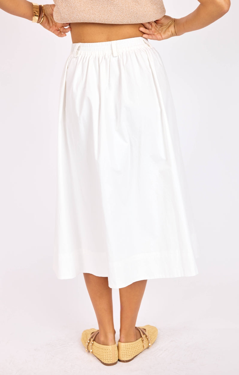 Lily Pond Midi Skirt