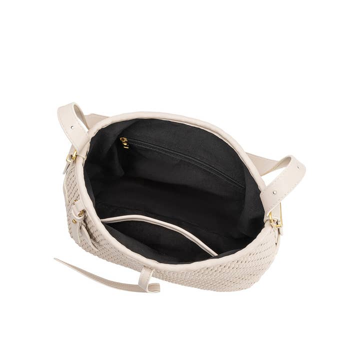 Thalia Vegan Leather Tote Bag - Bone