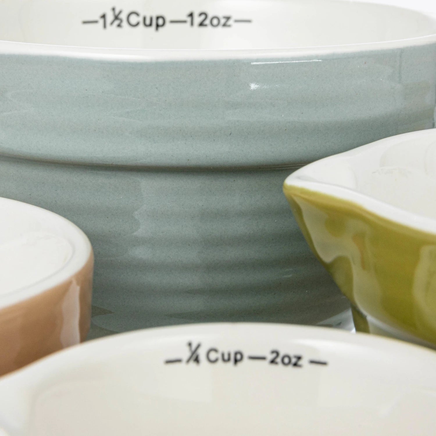 Muted Batter Bowl Measuring Cups
