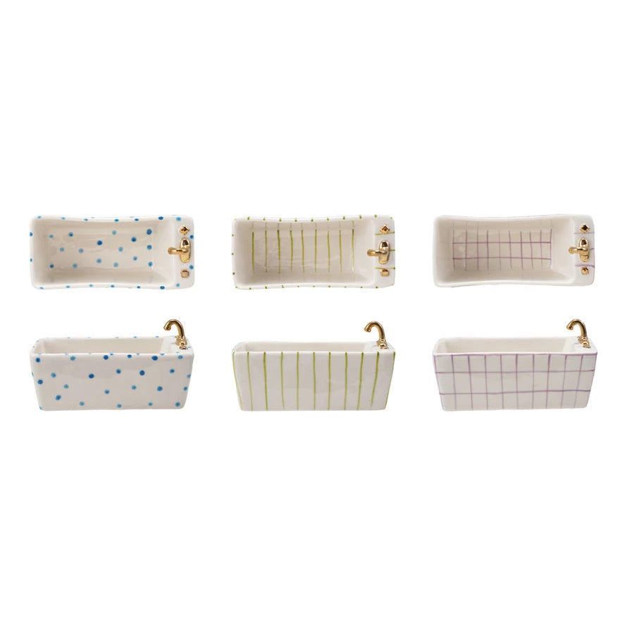 Stoneware Bathtub Dish