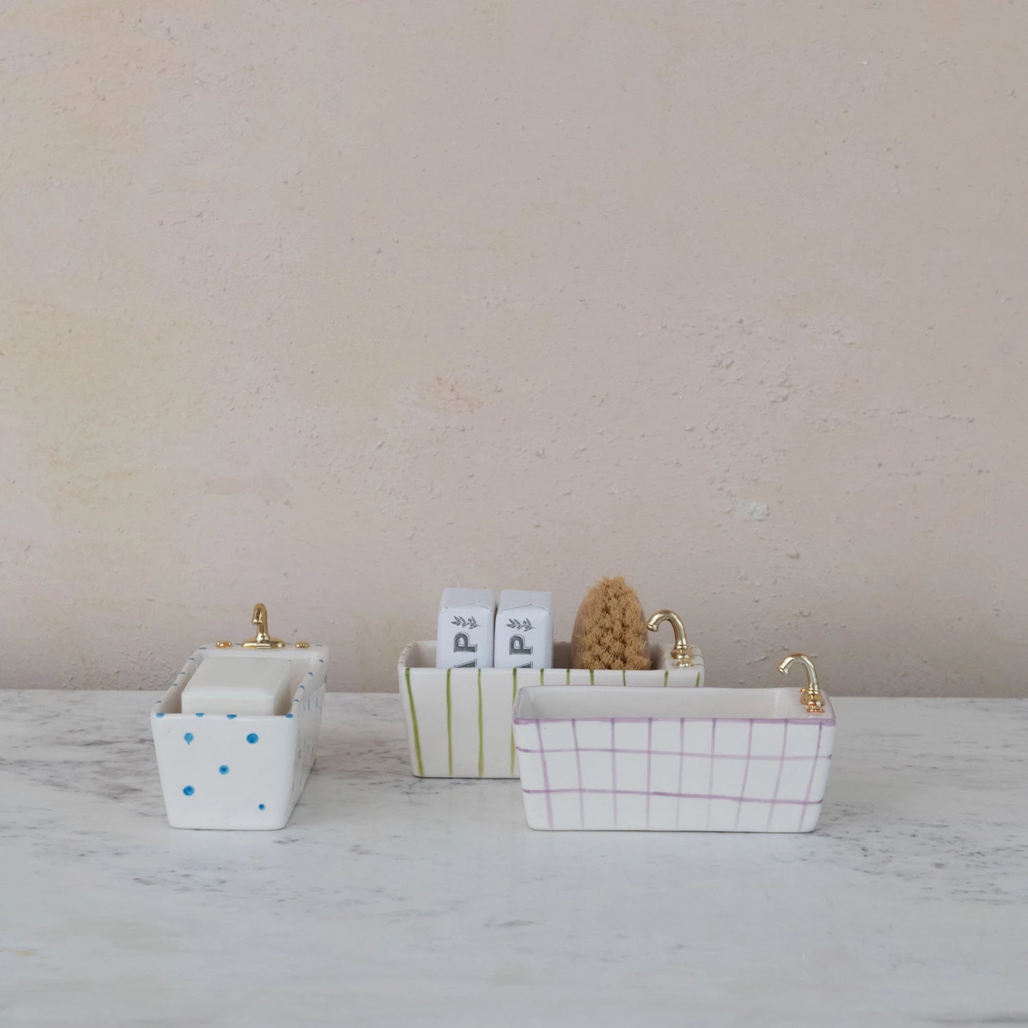 Stoneware Bathtub Dish