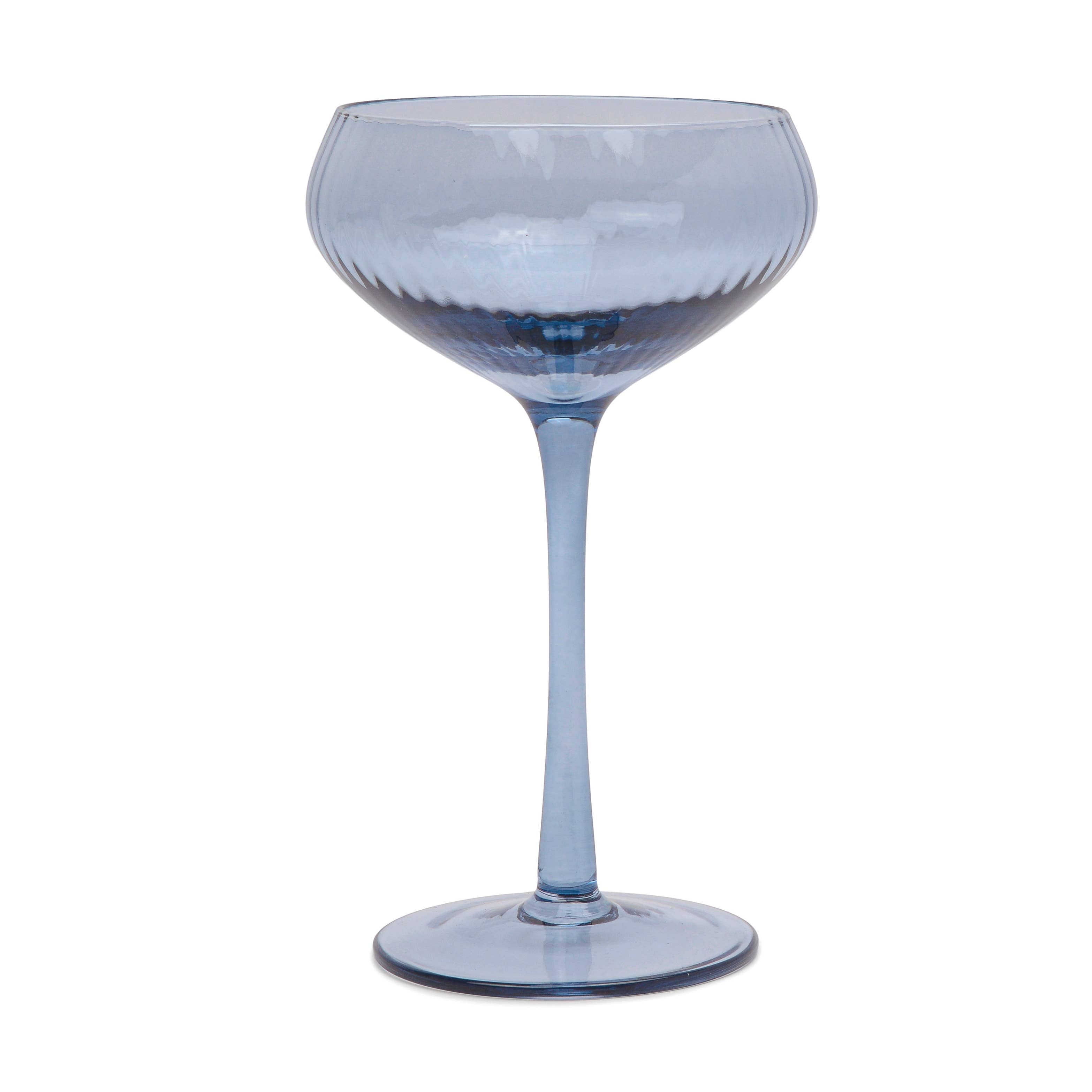 The Lou Coupe Glass - Blue