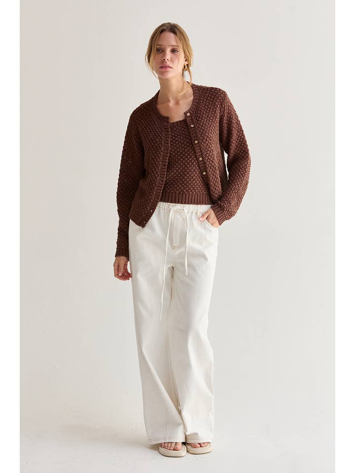 Brielle Cardigan Two Piece Set