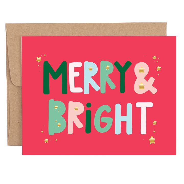Merry & Bright Greeting Card
