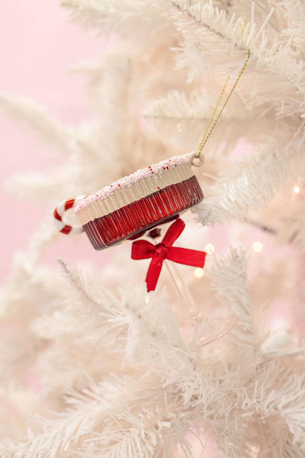 Peppermint Espresso Sleigh-tini Ornament