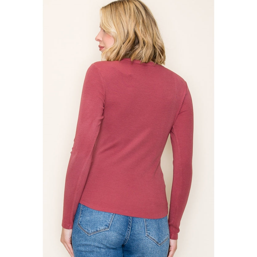Best Basic Crew Neck - Marsala