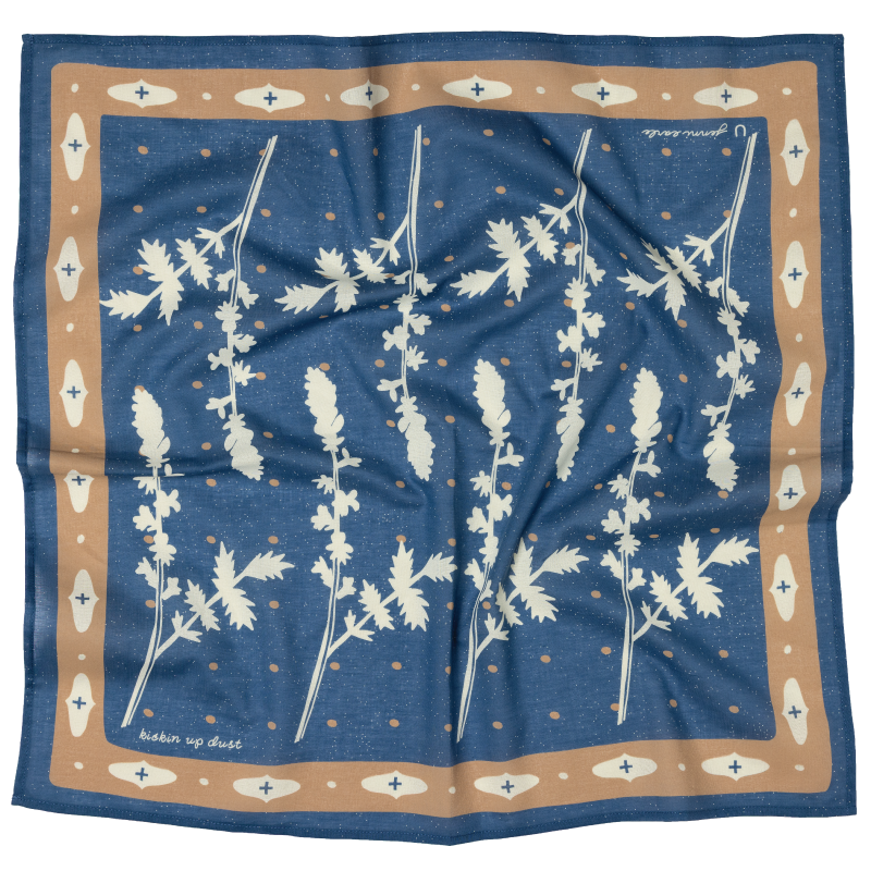 Kickin' Up Dust Cotton Voile Bandana