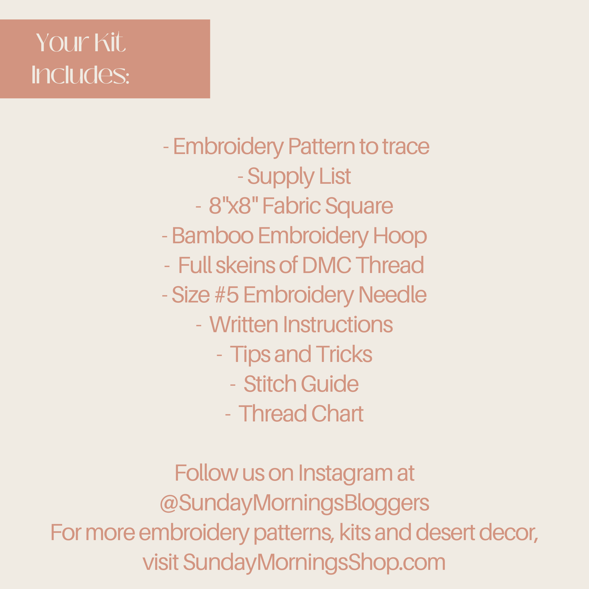 Bridal Bouquet Intermediate Embroidery Kit