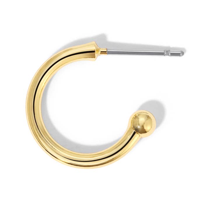 Love & Hugs Hoops with Drop - Gold