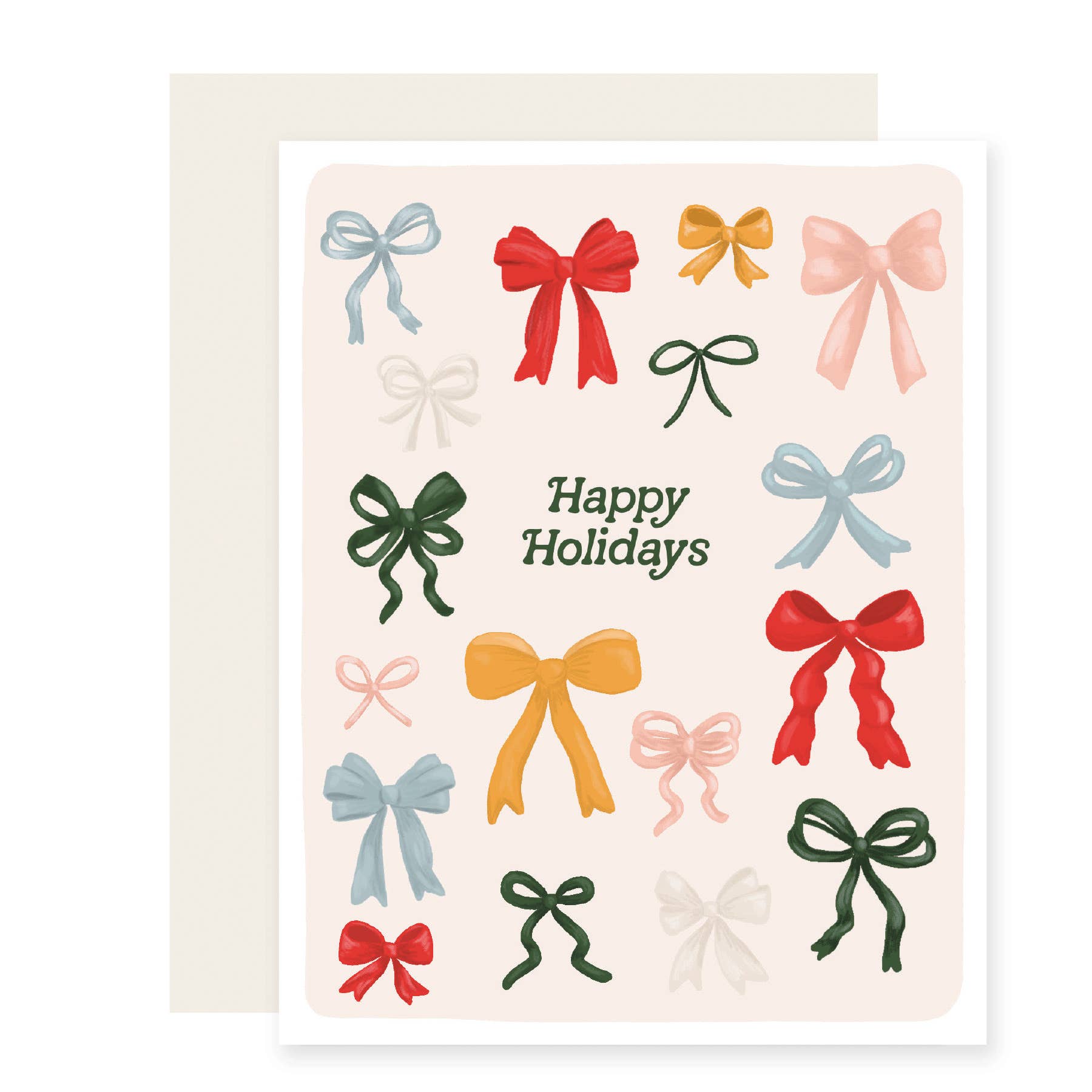 Holiday Bows Holiday Card