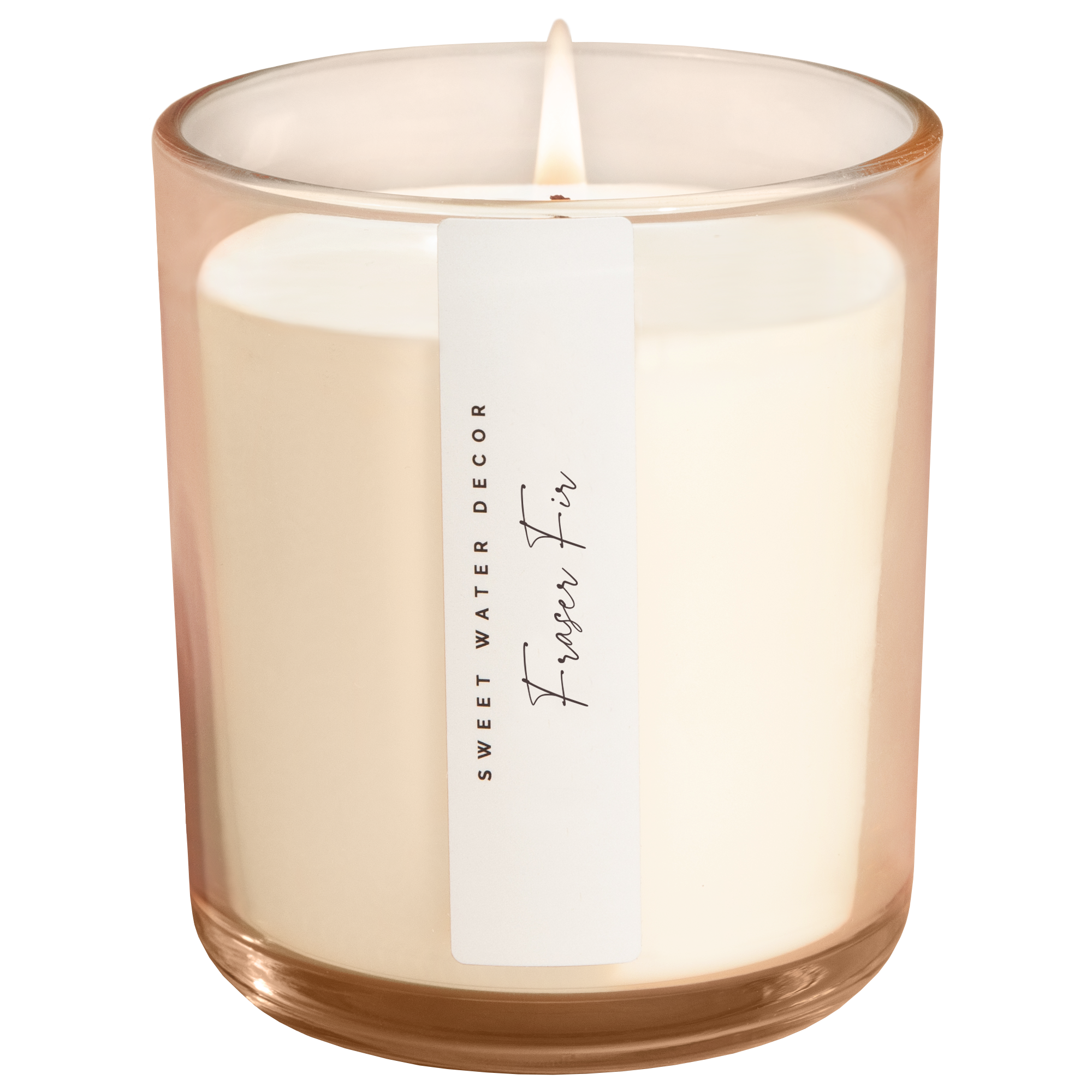 Fraser Fir Glass Candle