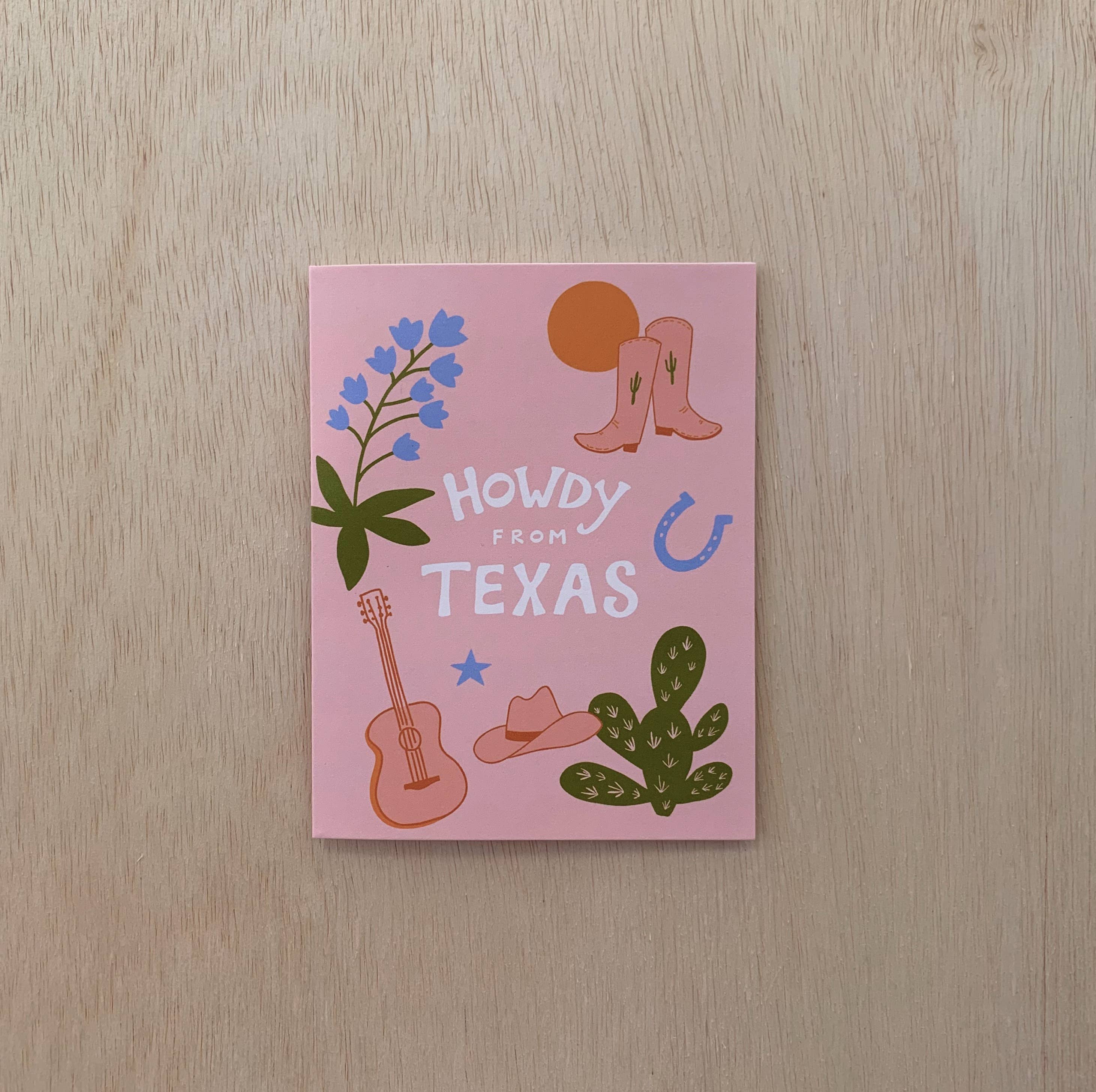 Howdy From Texas Everyday Card