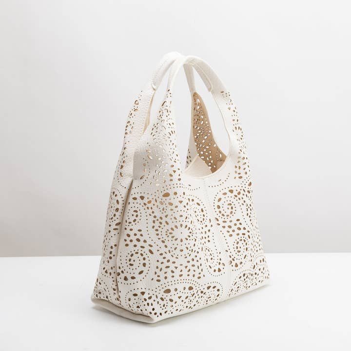 Farrow Vegan Leather Tote - Ivory
