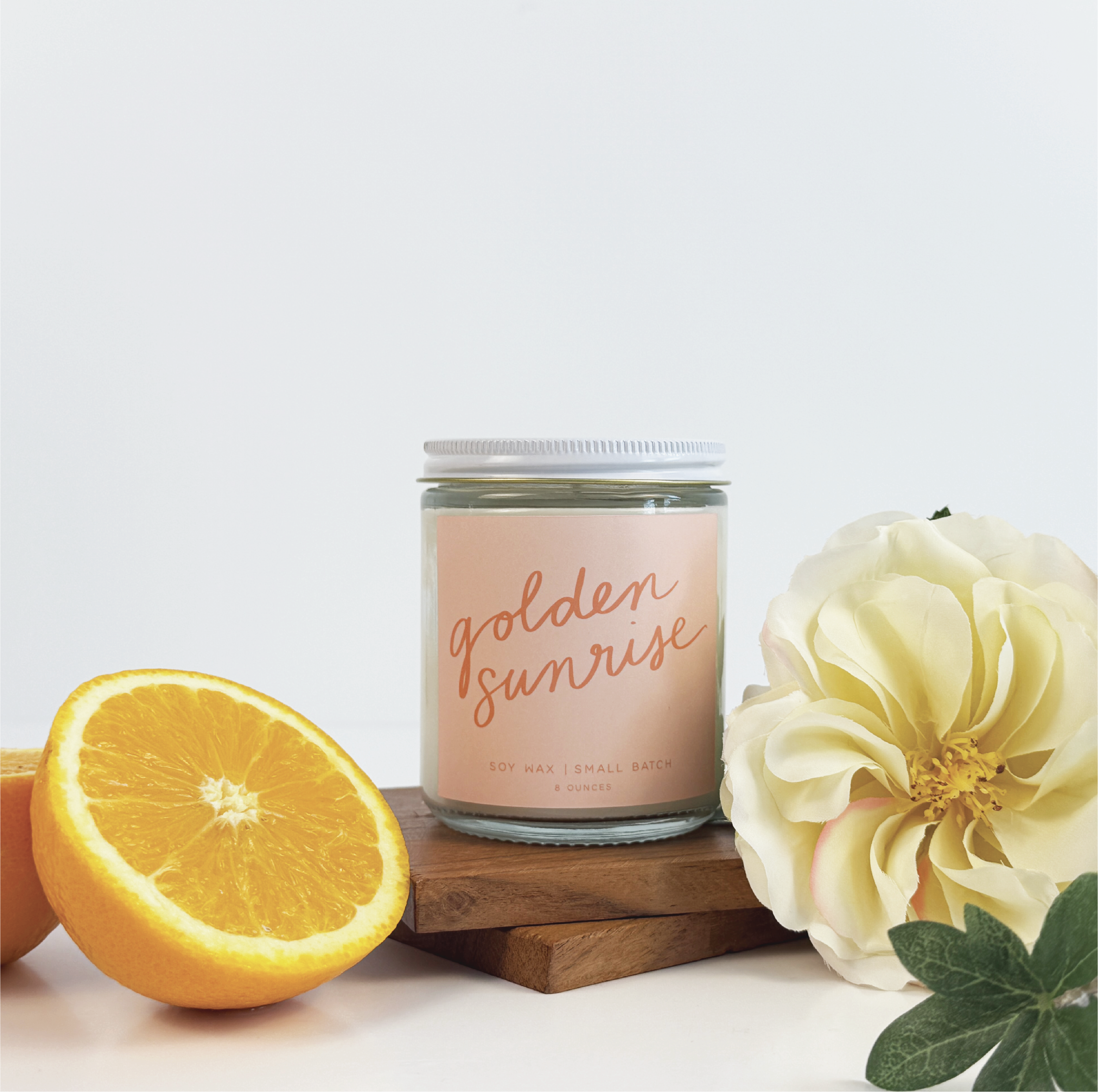 Golden Sunrise Candle
