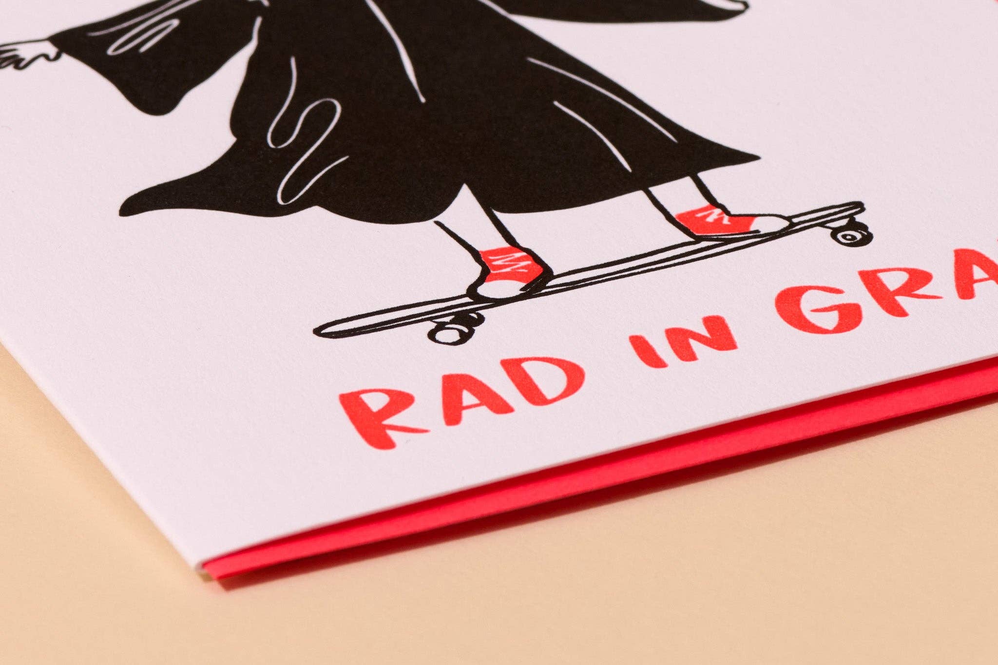 Rad in Grad Letterpress Card