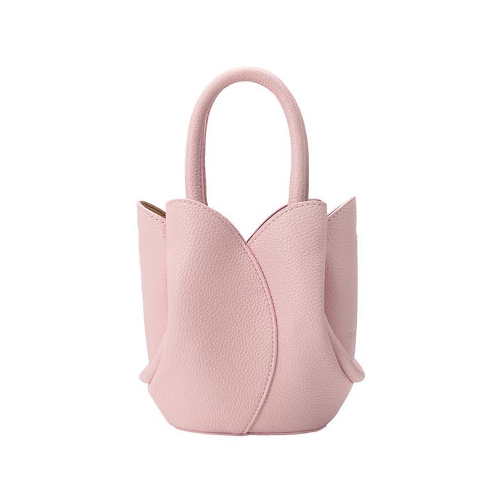 Mini Tulip Top Handle Bag - Pink