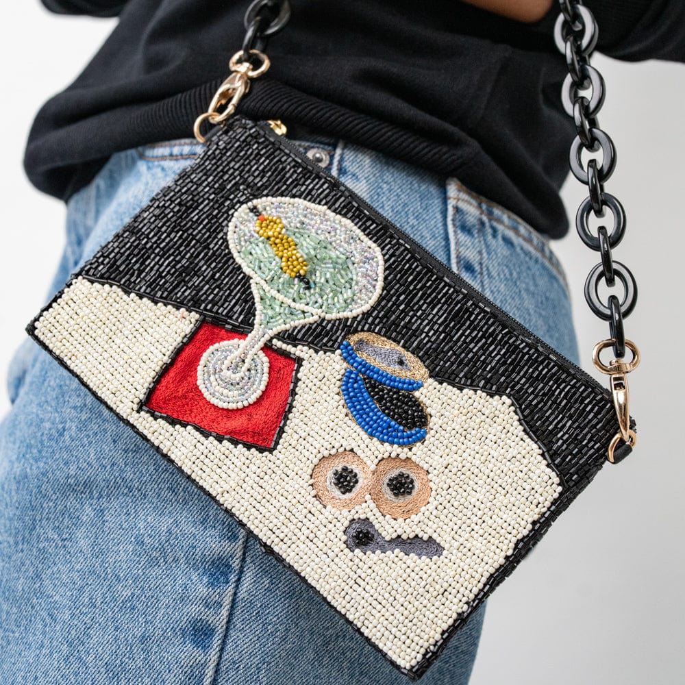 Elenor Martini + Caviar Beaded Bag