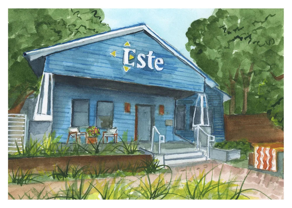 Coloring ATX Postcard