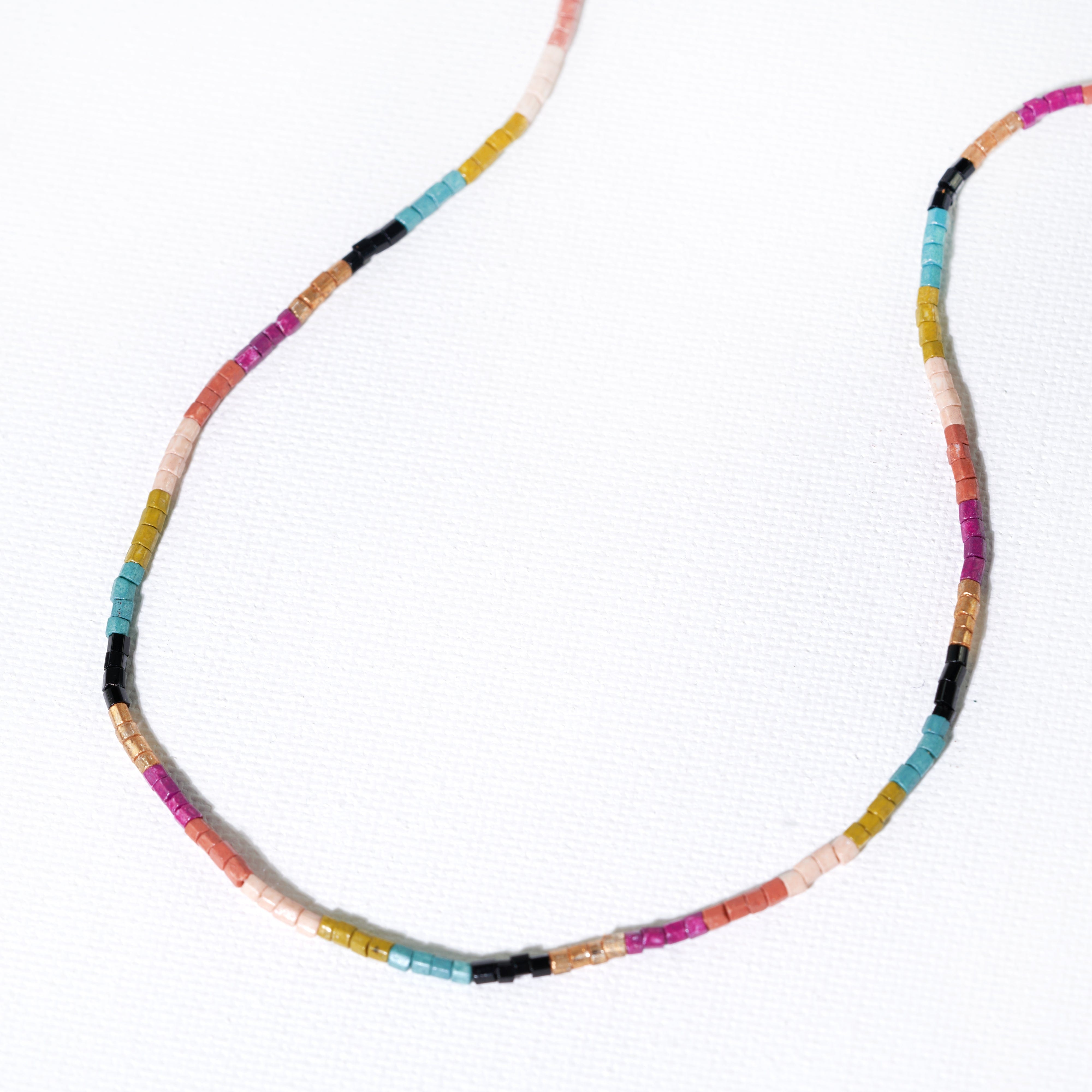Everly Single Strand Bead Necklace