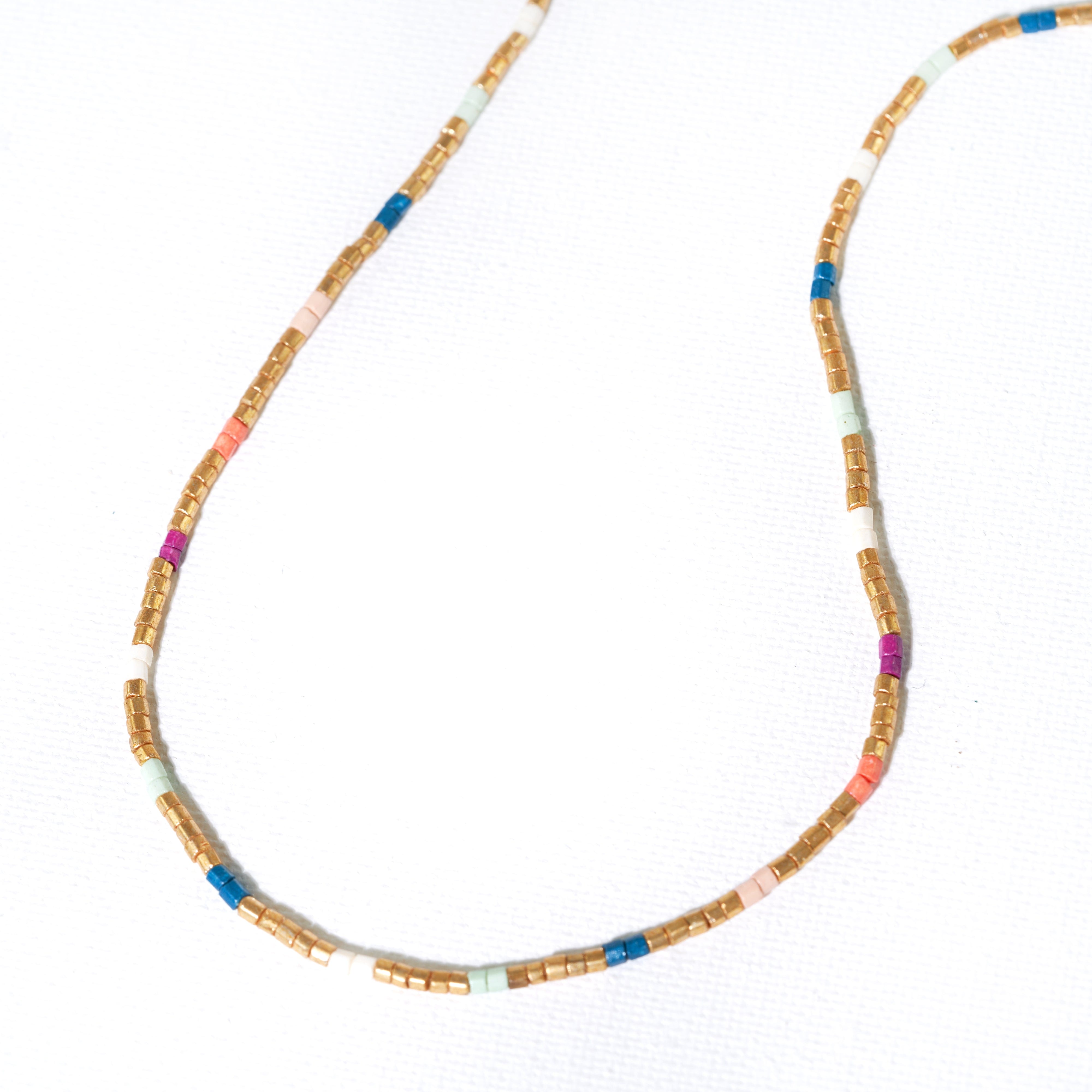 Everly Single Strand Bead Necklace