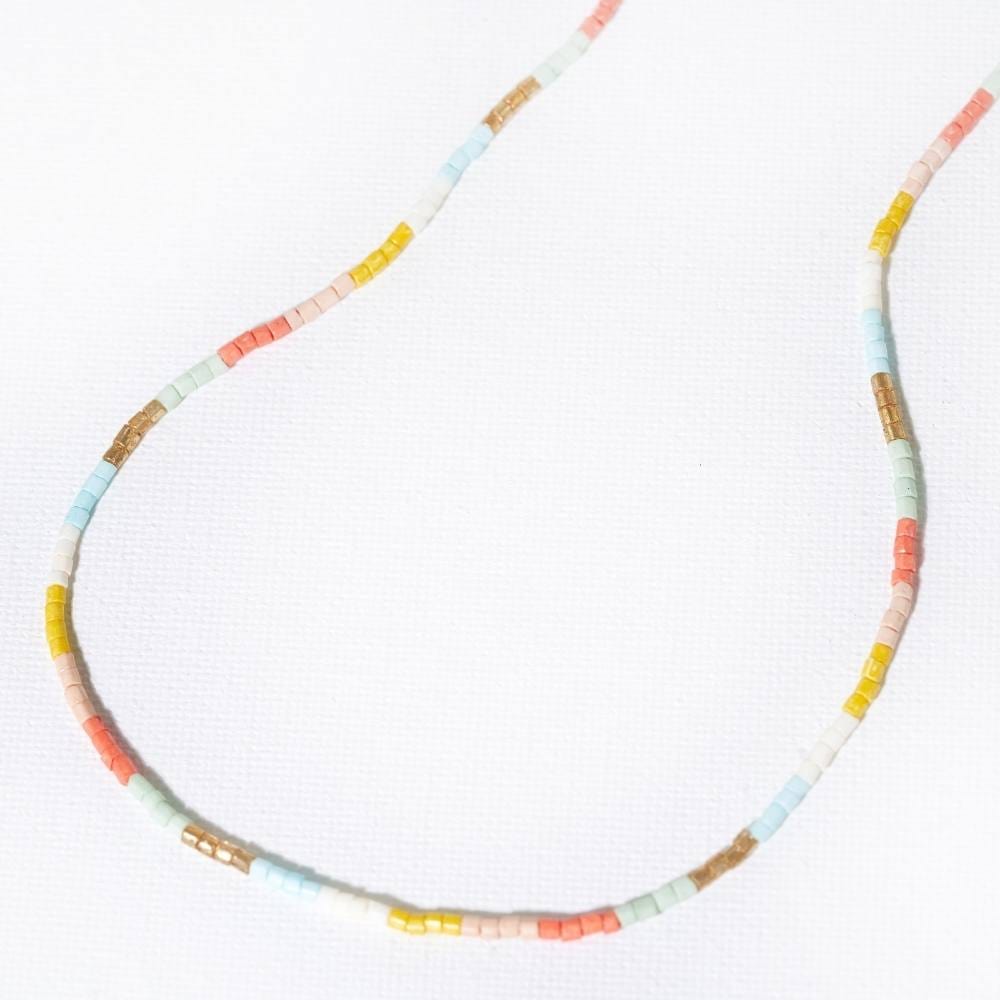 Everly Single Strand Bead Necklace