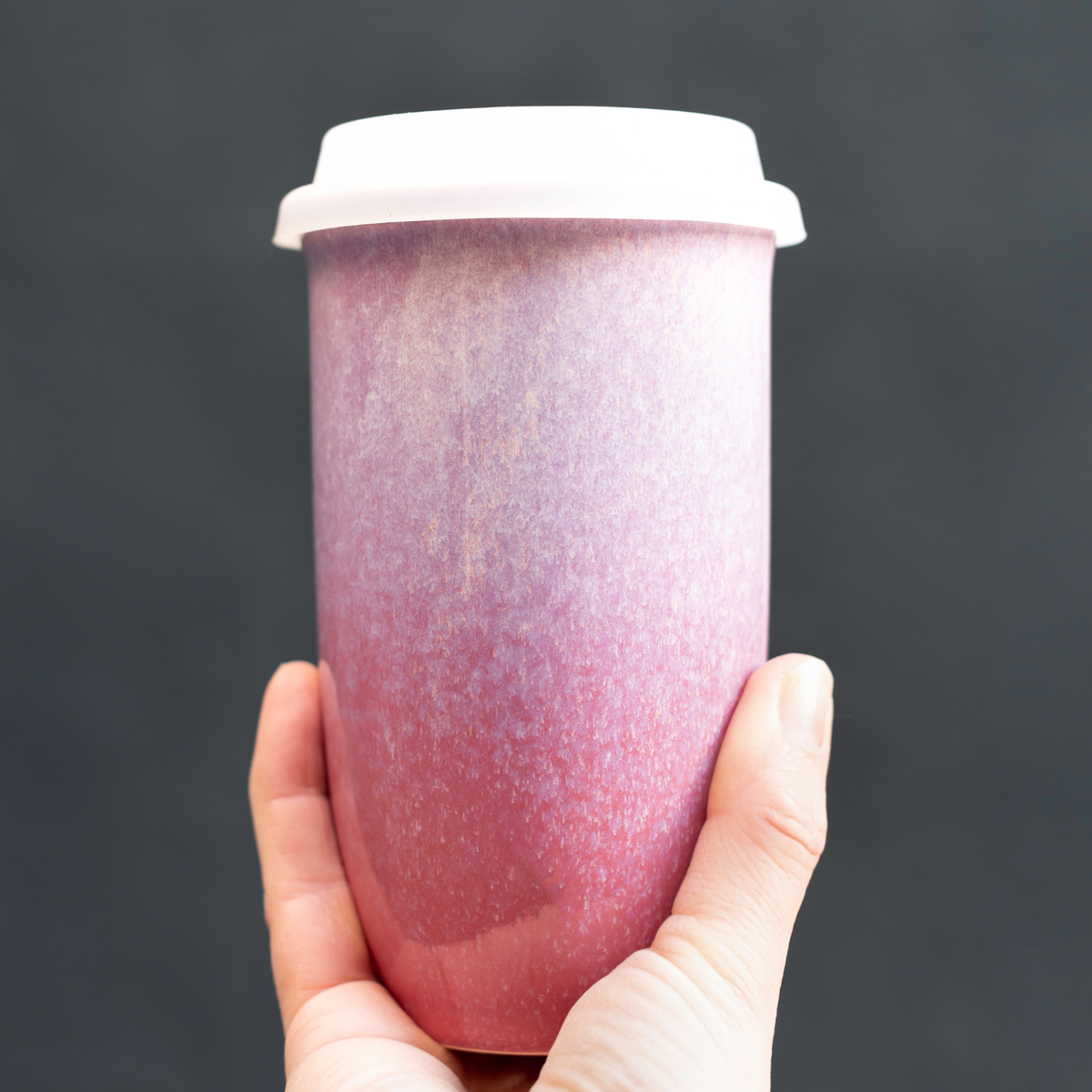 Astral Bloom Ceramic Travel Mug – 12 oz