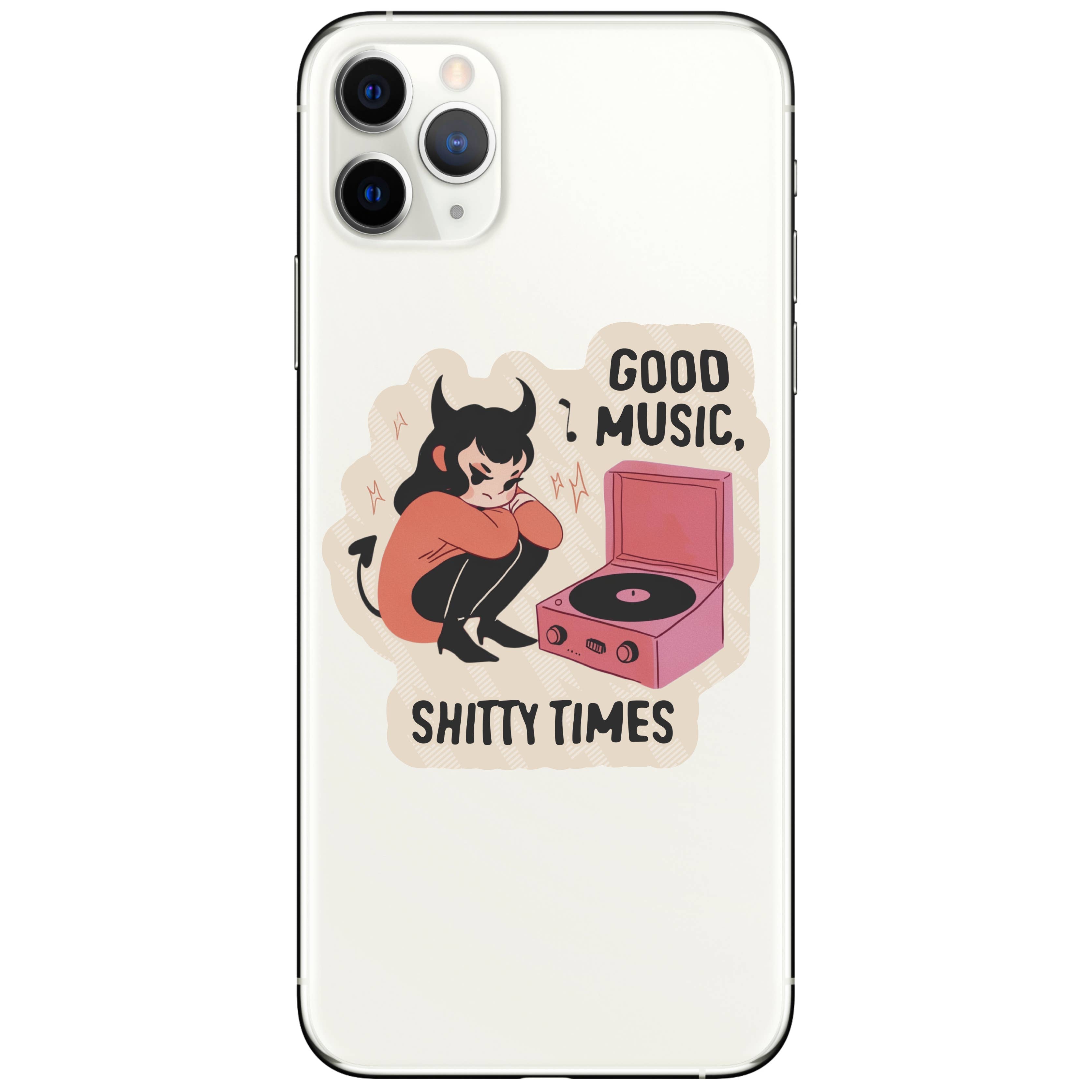 Good Music Devil Sticker